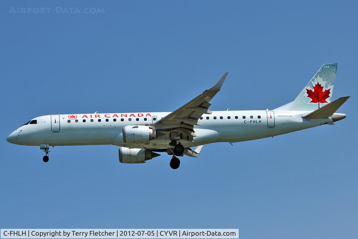 C-FHLH, 2007 Embraer 190AR (ERJ-190-100IGW) C/N 19000068, 2007 Embraer ERJ 190-100 IGW, c/n: 19000068