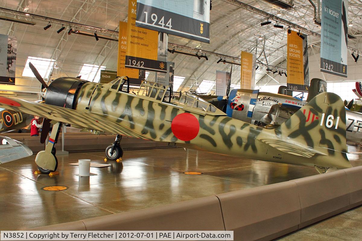 N3852, Mitsubishi A6M3 Reisen (Zero) C/N 3852, Mitsubishi A6M3ZERO, c/n: 3852 with Paul Allen Warbirds