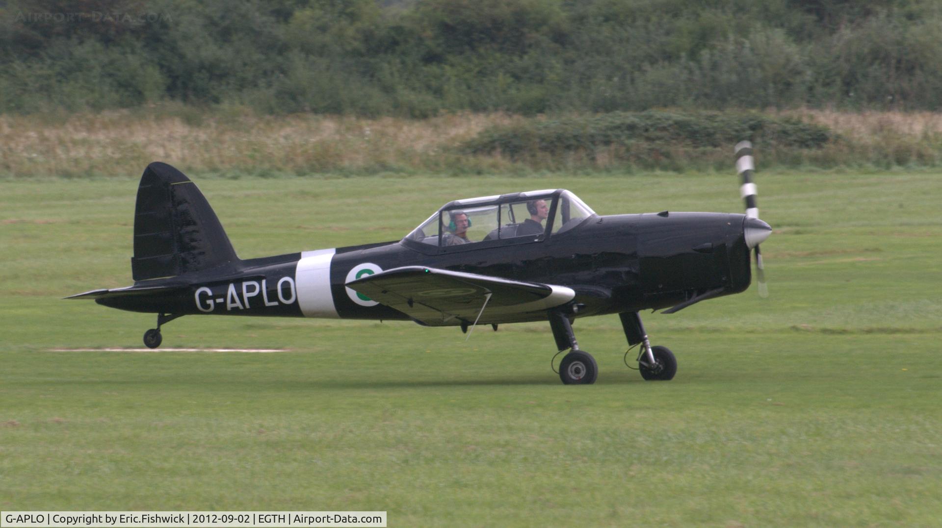 G-APLO, 1950 De Havilland DHC-1 Chipmunk T.10 C/N C1/0144, 2. G-APLO at Shuttleworth Pagent Air Display, Sept. 2012.