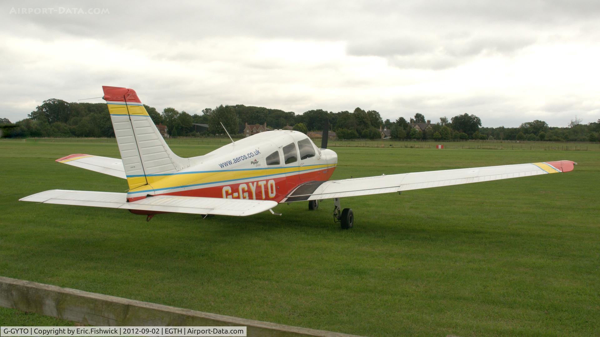 G-GYTO, 2000 Piper PA-28-161 Cherokee Warrior III C/N 2842082, 2. G-GYTO at Shuttleworth Pagent Air Display, Sept. 2012.