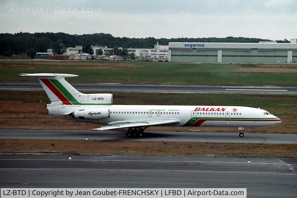 LZ-BTD, 1974 Tupolev Tu-154A C/N 74A058, BALKAN from Sofia to Varna