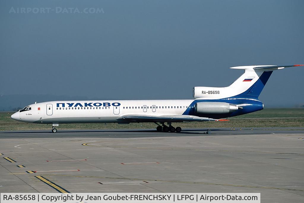 RA-85658, 1989 Tupolev Tu-154M C/N 89A828, PULKOVO
