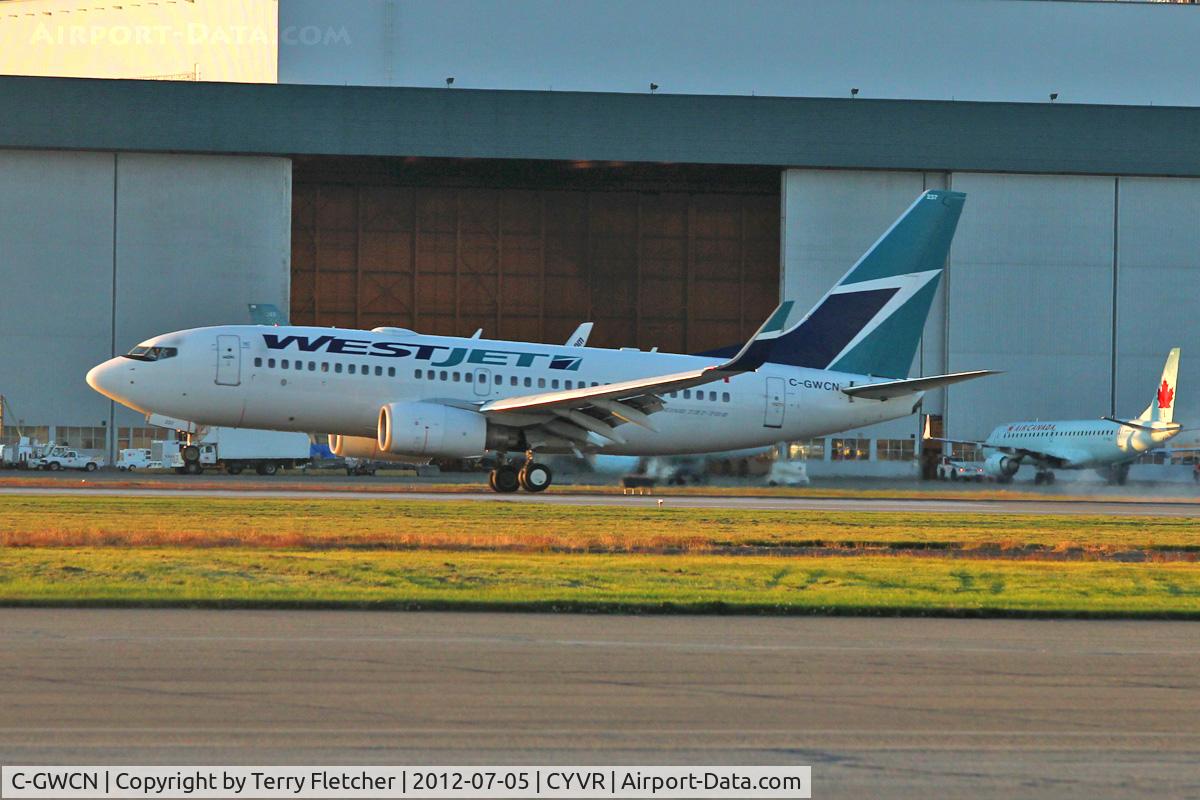 C-GWCN, 2005 Boeing 737-7CT C/N 34157, 2005 Boeing 737-7CT, c/n: 34157