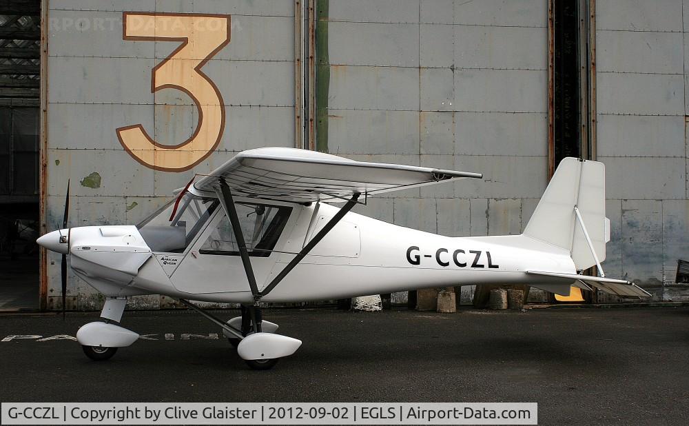 G-CCZL, 2004 Comco Ikarus C42 FB80 C/N 0410-6620, Originlly owned in private hands in November 2004 and currently with, Shadow Aviation Ltd in February 2011.