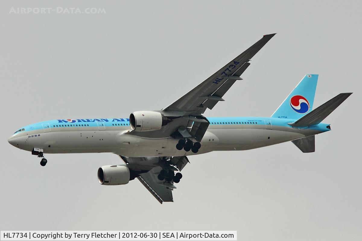 HL7734, 2008 Boeing 777-2B5/ER C/N 34207, Boeing 777-2B5 (ER), c/n: 34207