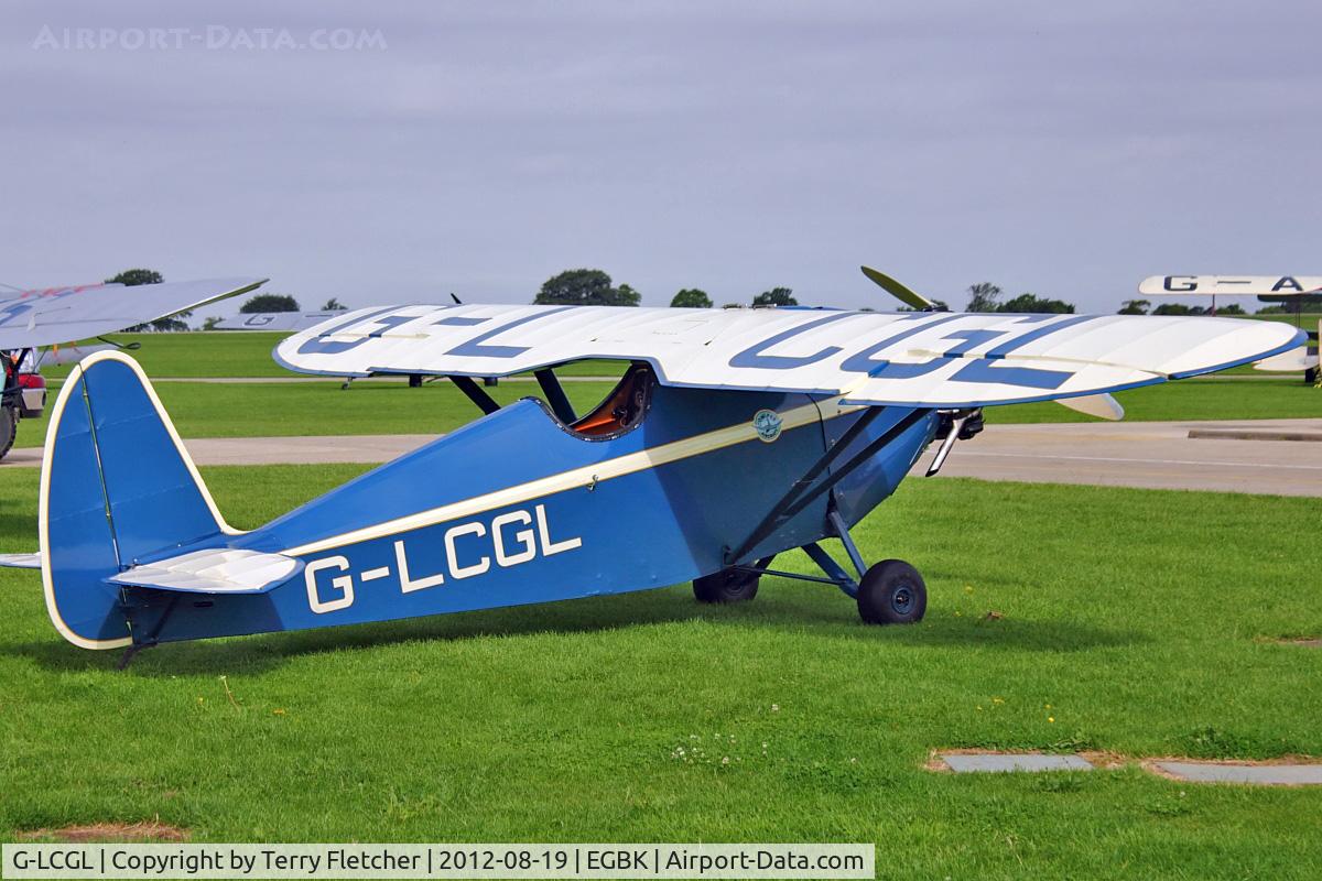 G-LCGL, 1993 Comper CLA7 Swift Replica C/N PFA 103-11089, 1993 Comper CLA7 Swift (Replica), c/n: PFA 103-11089 at 2012 Sywell Airshow