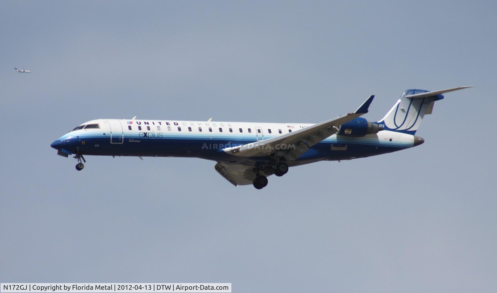 N172GJ, Bombardier CRJ-702 (CL-600-2C10) Regional Jet C/N 10283, United Express CRJ-700