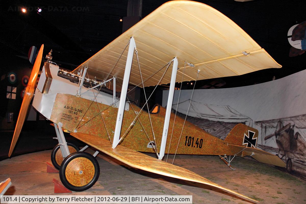 101.4, Aviatik Berg Scout C/N 101.4, Aviatik Berg Scout, c/n: 101. in Museum of Flight Seattle