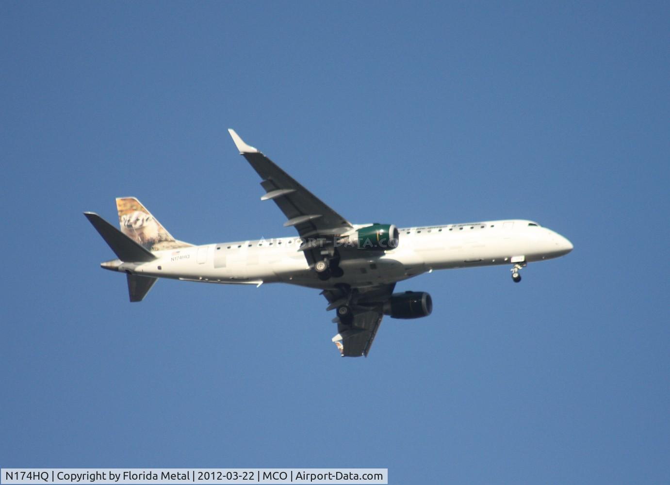 N174HQ, 2008 Embraer 190AR (ERJ-190-100IGW) C/N 19000211, 