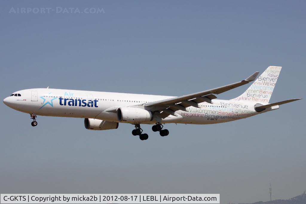 C-GKTS, 1995 Airbus A330-342 C/N 111, Landing