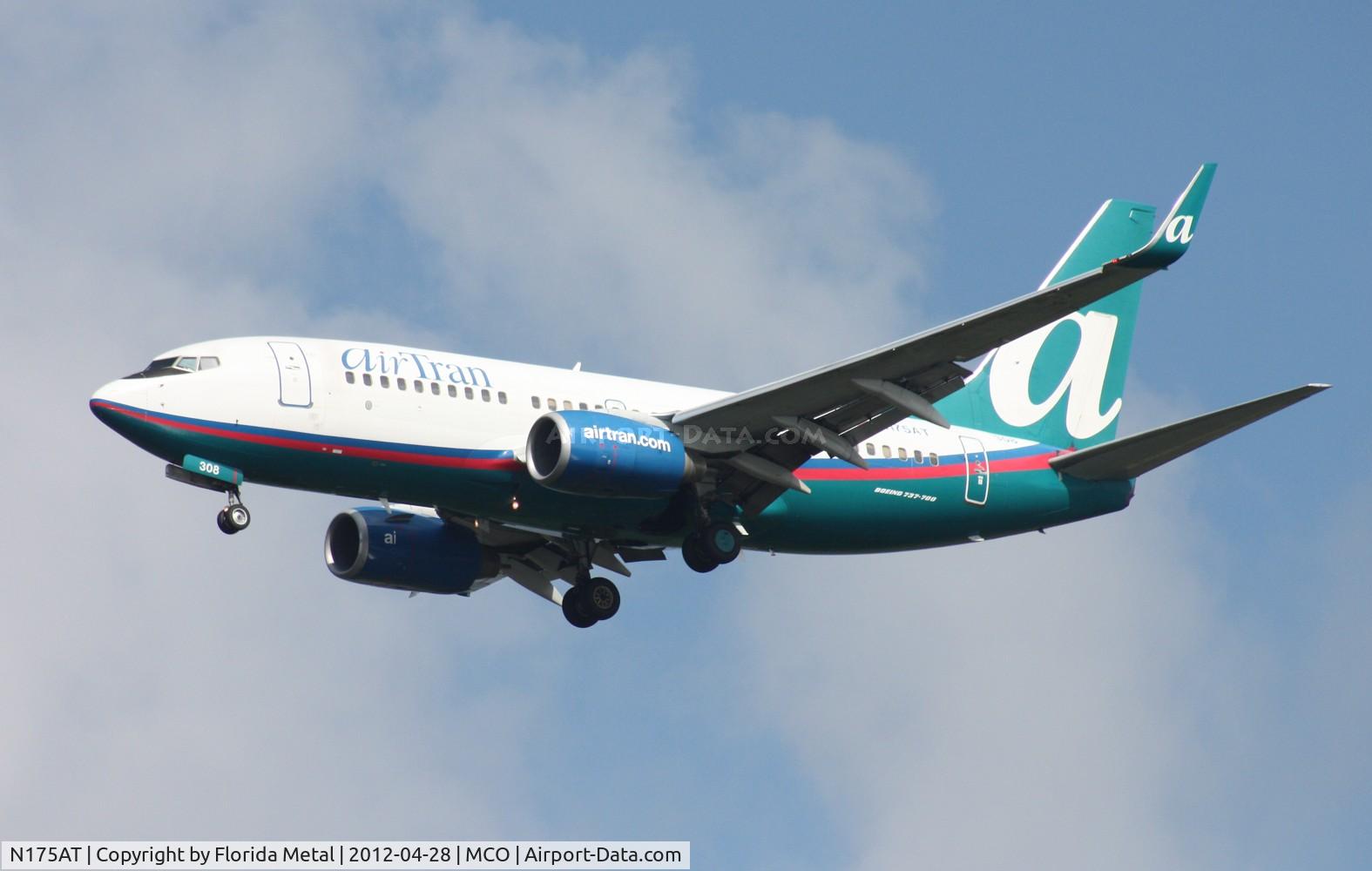 N175AT, 2004 Boeing 737-76N C/N 32652, Air Tran 737
