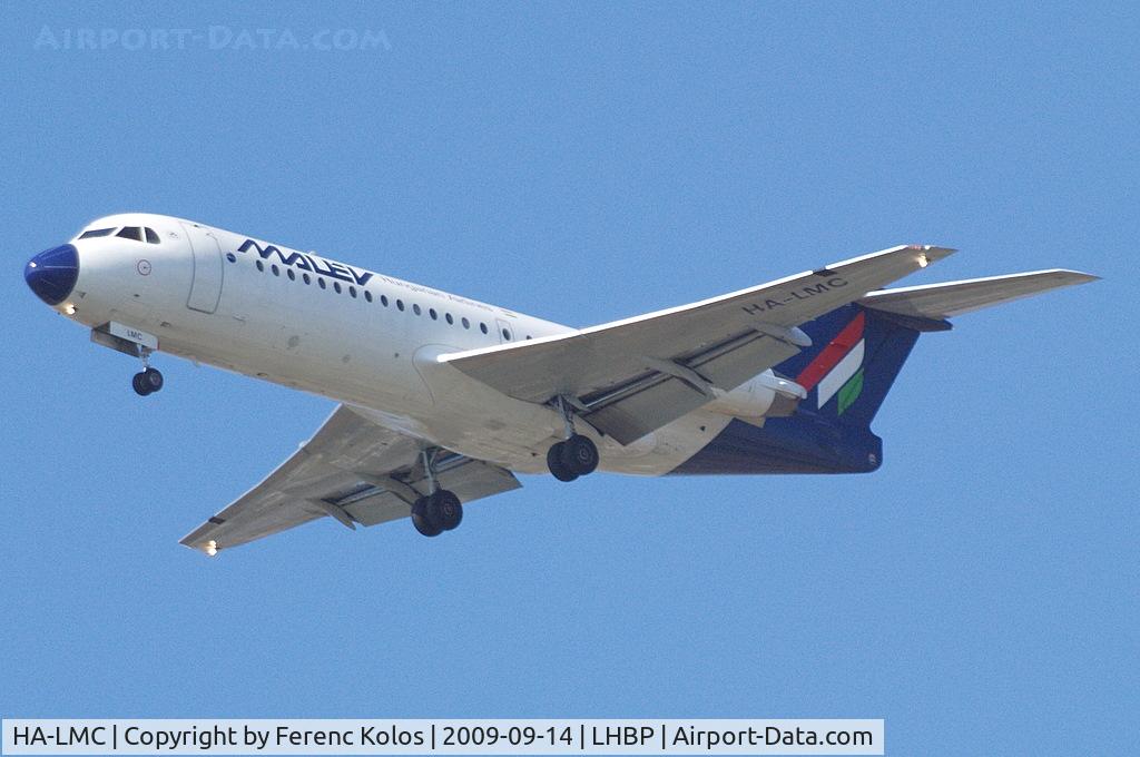 HA-LMC, 1996 Fokker 70 (F-28-0070) C/N 11569, Ferihegy