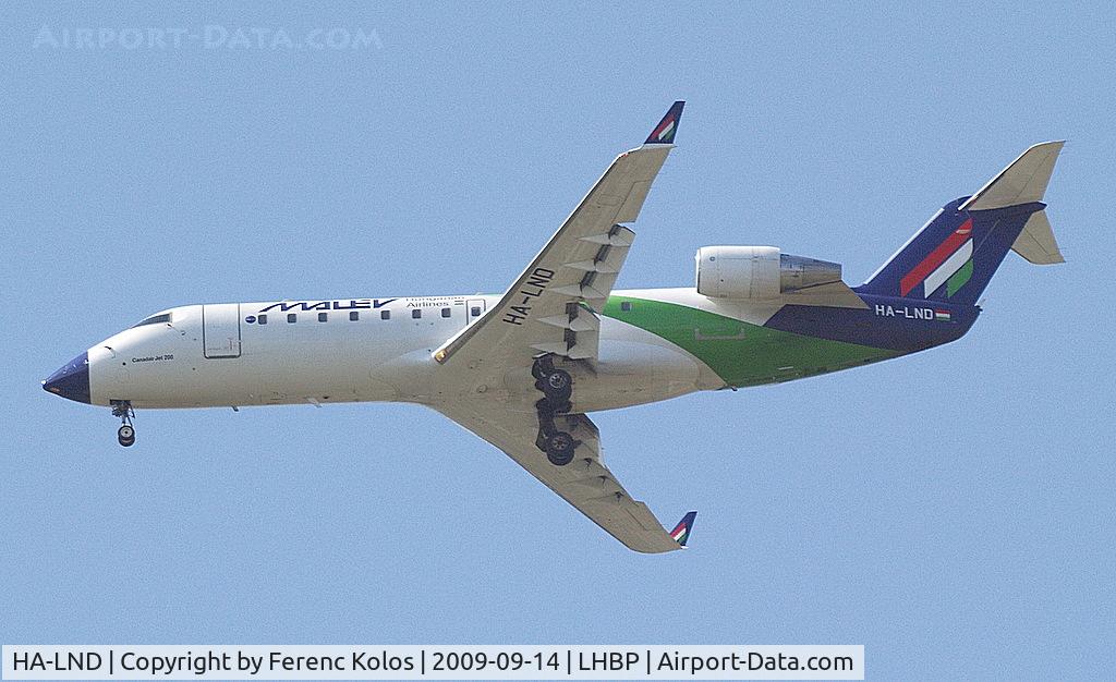 HA-LND, 2003 Bombardier CRJ-200ER (CL-600-2B19) C/N 7807, Ferihegy