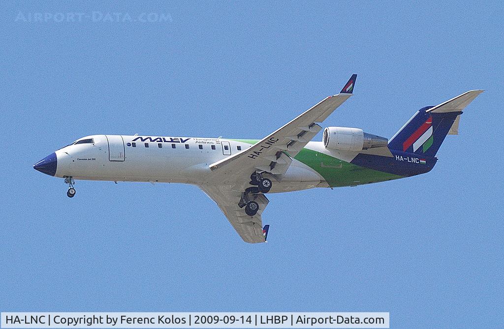 HA-LNC, 2003 Bombardier CRJ-200ER (CL-600-2B19) C/N 7784, Ferihegy