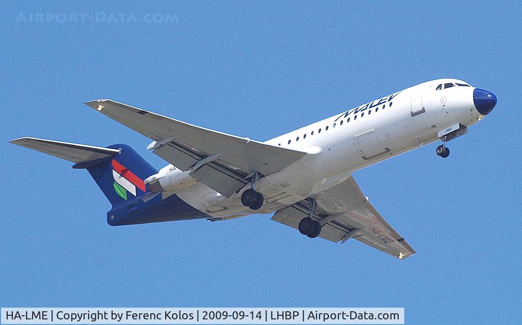 HA-LME, 1996 Fokker 70 (F-28-0070) C/N 11575, Ferihegy