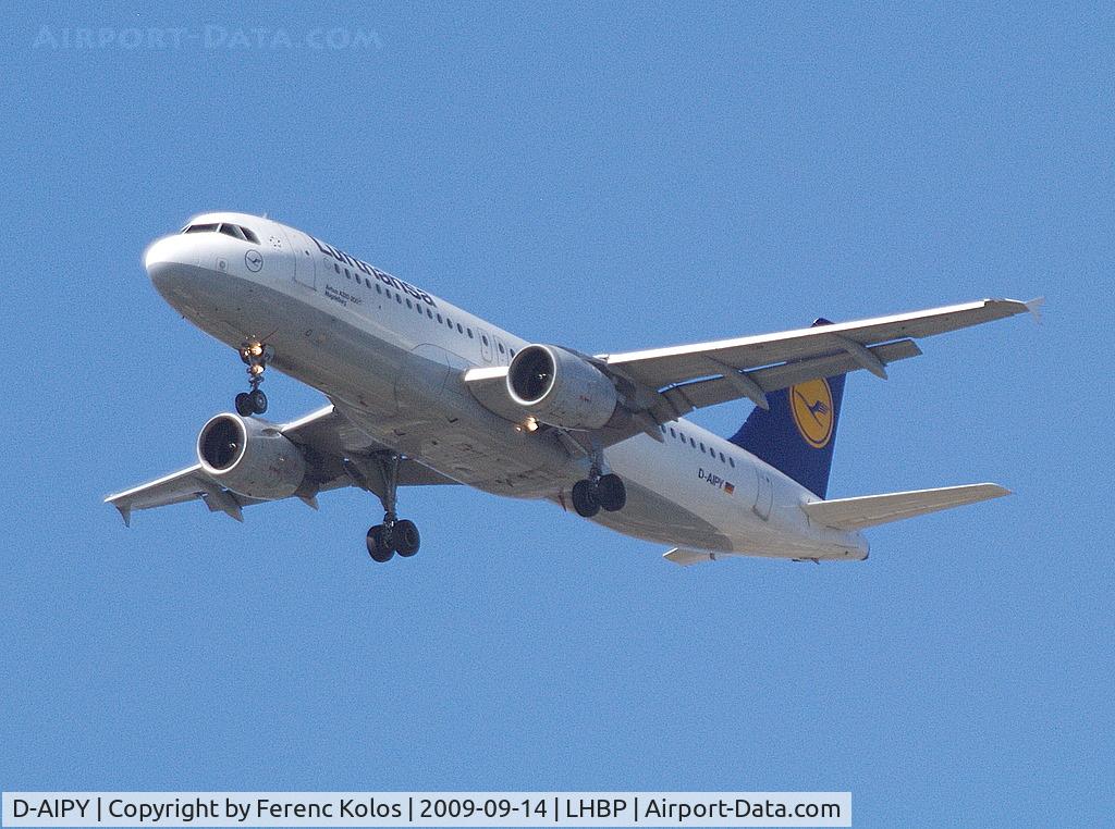 D-AIPY, 1991 Airbus A320-211 C/N 161, Ferihegy