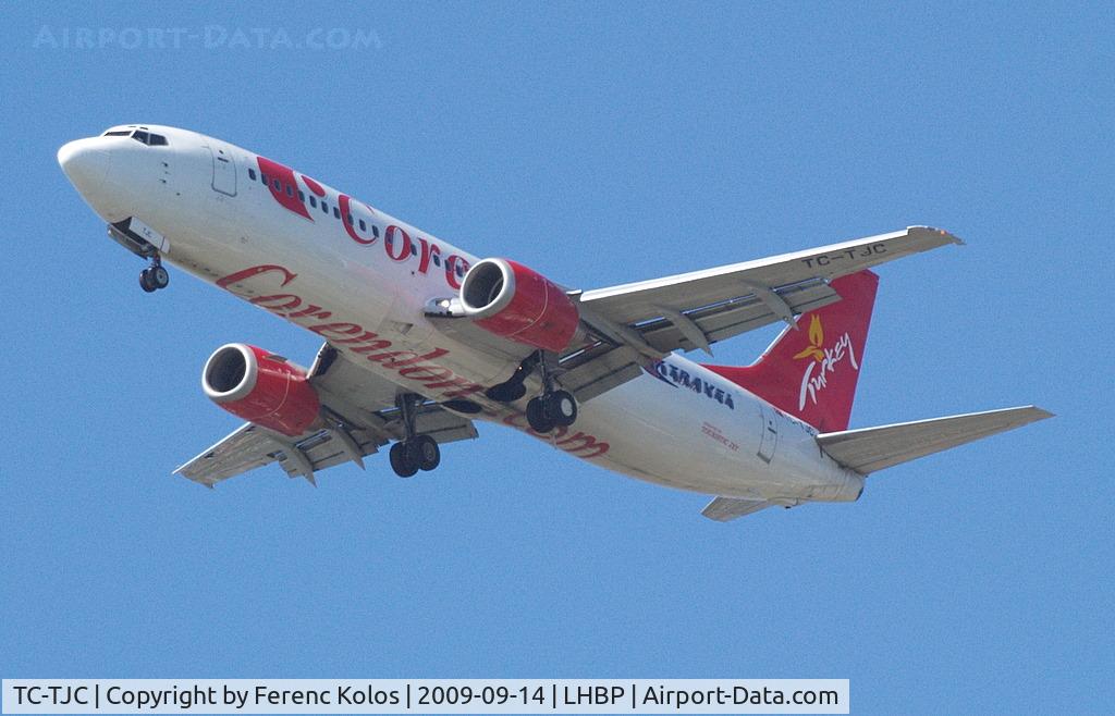 TC-TJC, 1993 Boeing 737-4Q8 C/N 25374, Ferihegy