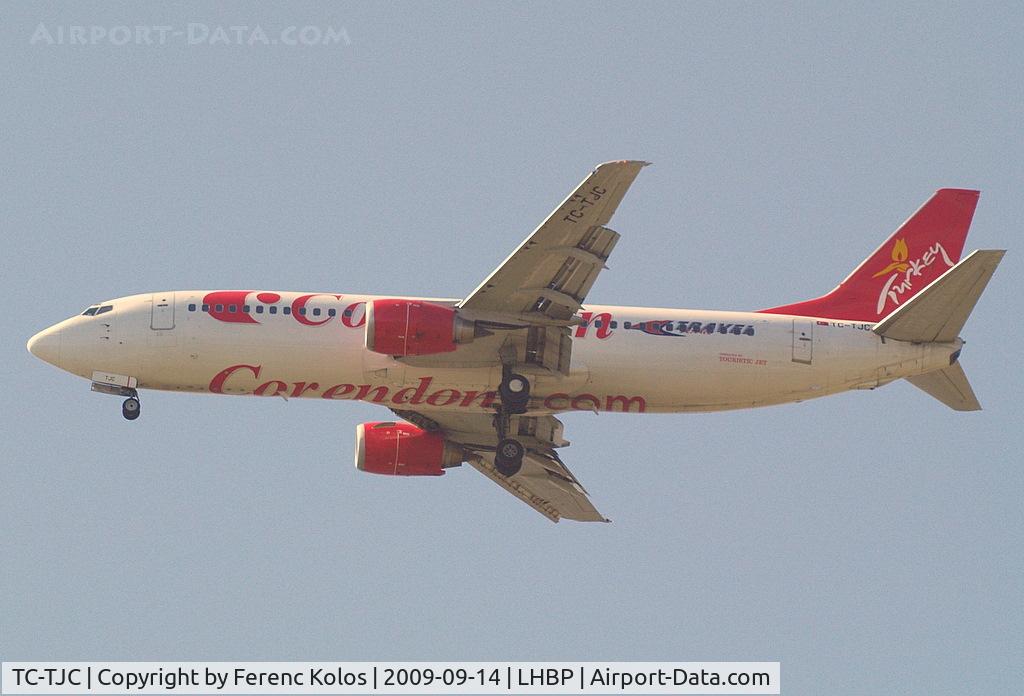 TC-TJC, 1993 Boeing 737-4Q8 C/N 25374, Ferihegy