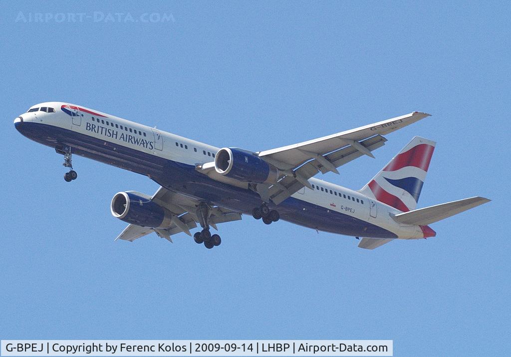 G-BPEJ, 1994 Boeing 757-236 C/N 25807, Ferihegy