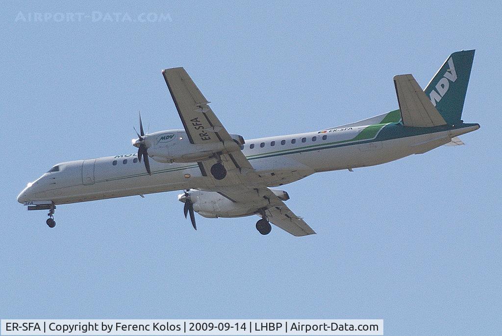 ER-SFA, 1998 Saab 2000 C/N 2000-056, Ferihegy