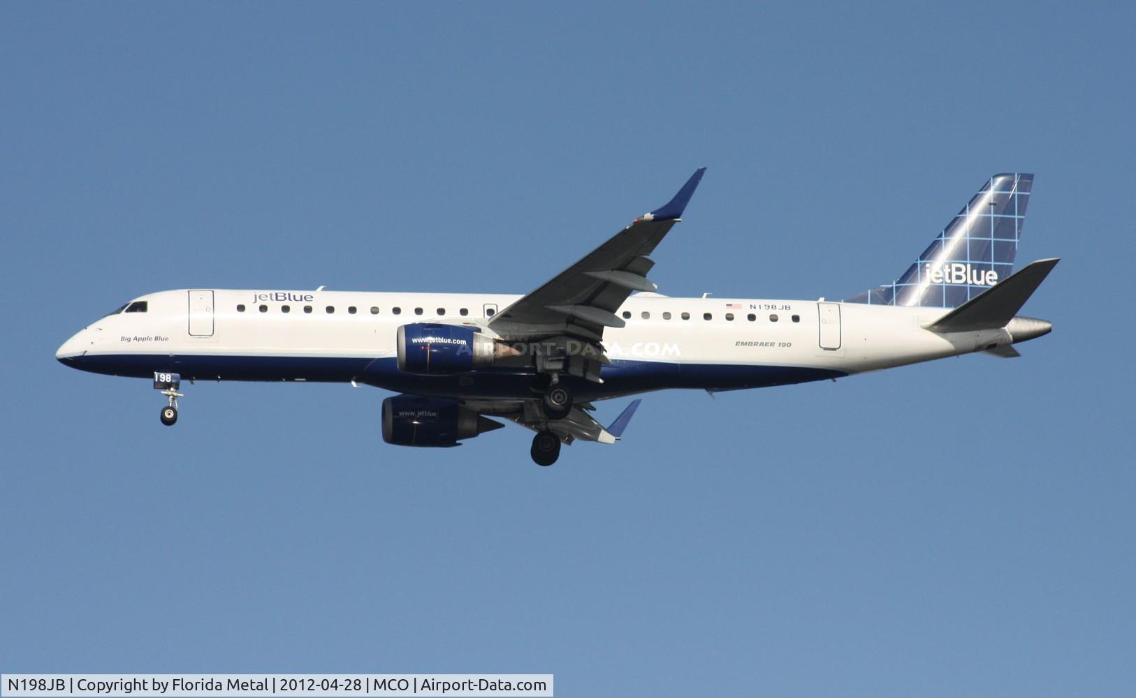 N198JB, 2006 Embraer 190AR (ERJ-190-100IGW) C/N 19000021, Jet Blue E190