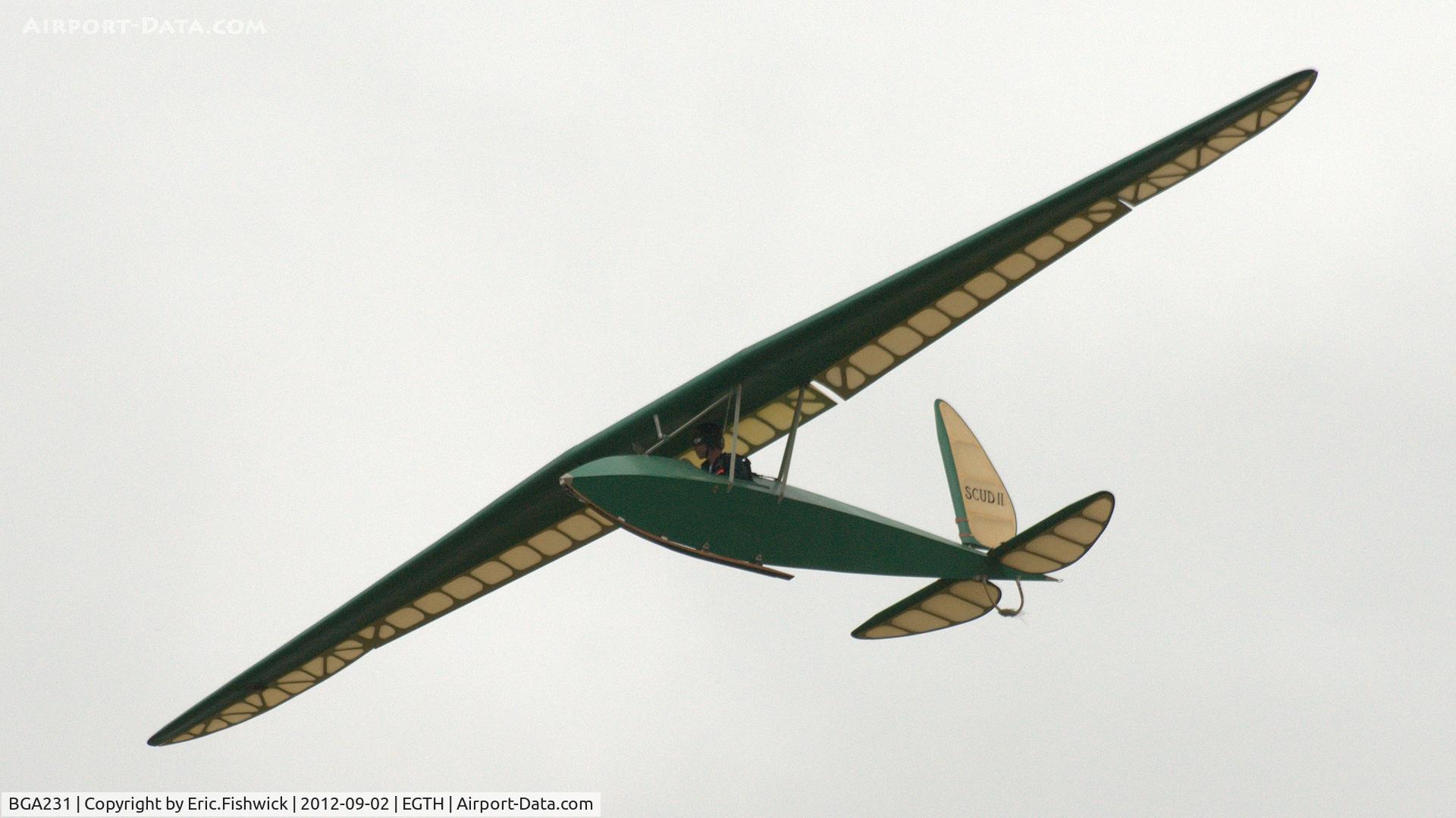 BGA231, Abbott-Baynes Scud II C/N 215B, 44. BGA231 at Shuttleworth Pagent Air Display, Sept. 2012.