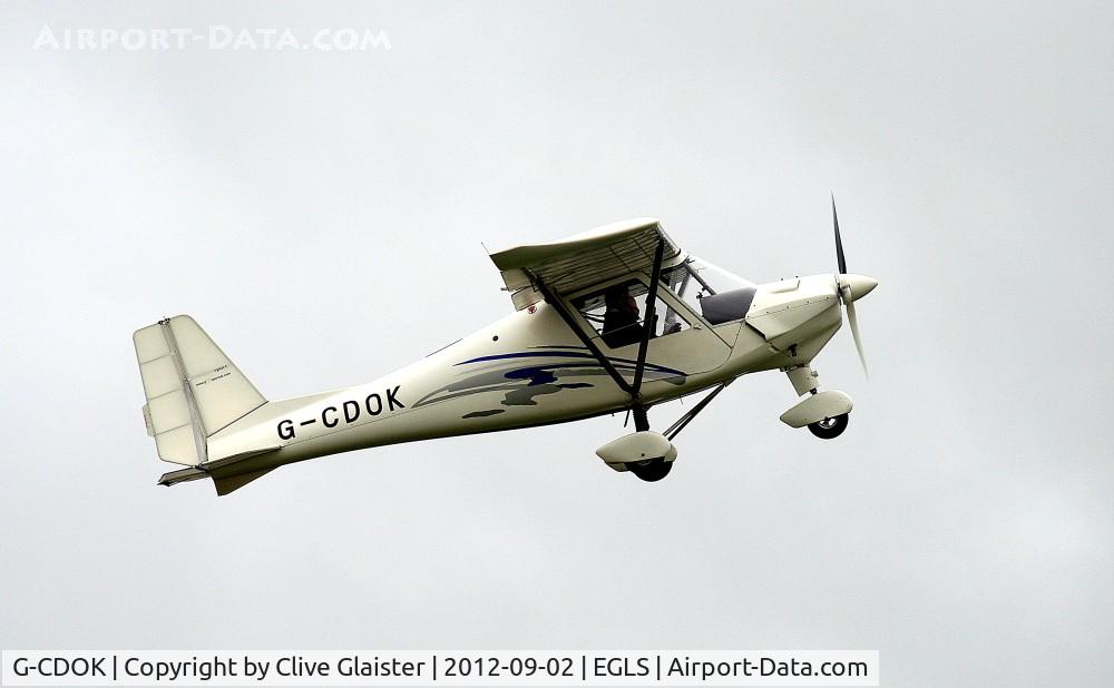 G-CDOK, 2005 Comco Ikarus C42 FB100 C/N 0509-6757, Originally in private hands in October 2005 and currently with, M Aviation Ltd since January 2009.