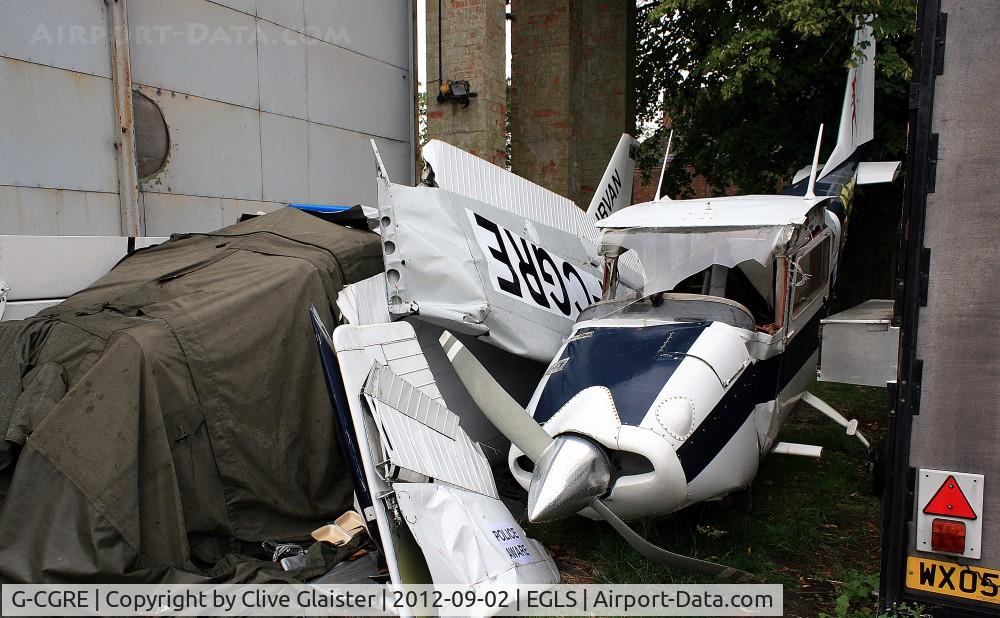 G-CGRE, 1967 Reims F172H Skyhawk C/N 0410, Ex: OY-EGV > G-CGRE - Originally owned and currently with, Parachuting Aircraft Ltd in September 2010