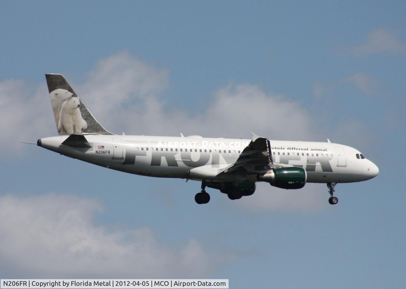N206FR, 2010 Airbus A320-214 C/N 4272, Alberta and Clipper Polar Bears Frontier A320