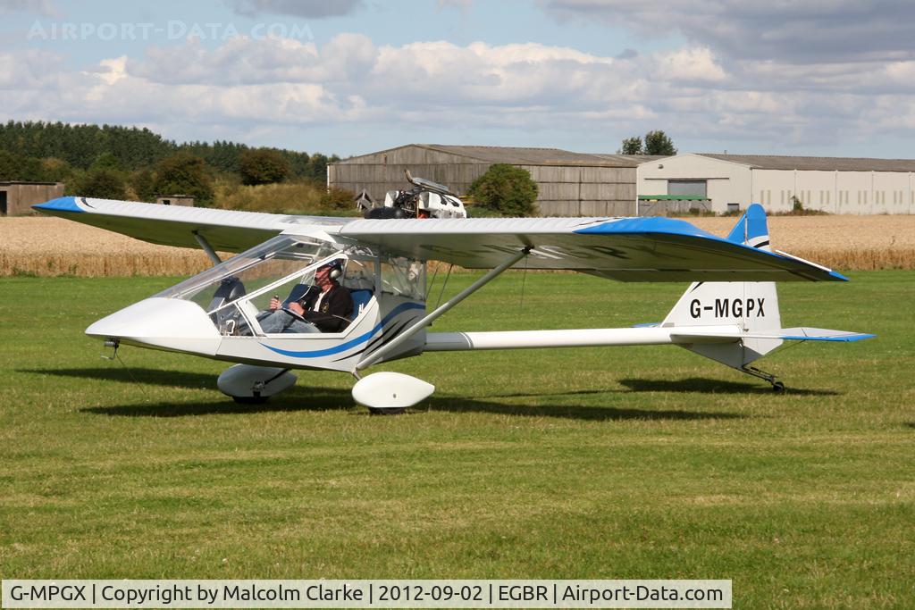 G-MPGX, Kolb Twinstar Mk III Xtra C/N 205-14701, Kolb Twinstar MKIII Xtra at The Real Aeroplane Club's Wings & Wheels weekend, Breighton Airfield, September 2012.