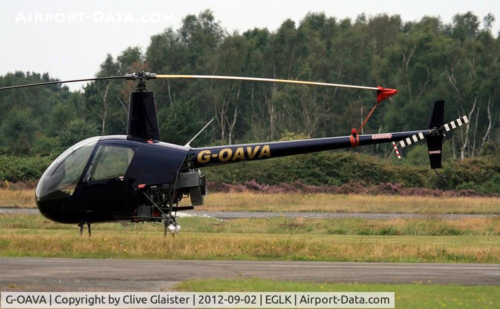 G-OAVA, 2002 Robinson R22 Beta C/N 3303, Originally owned to private hands in March 2002 and currently with, Phoenix Helicopters Academy Ltd since February 2012.