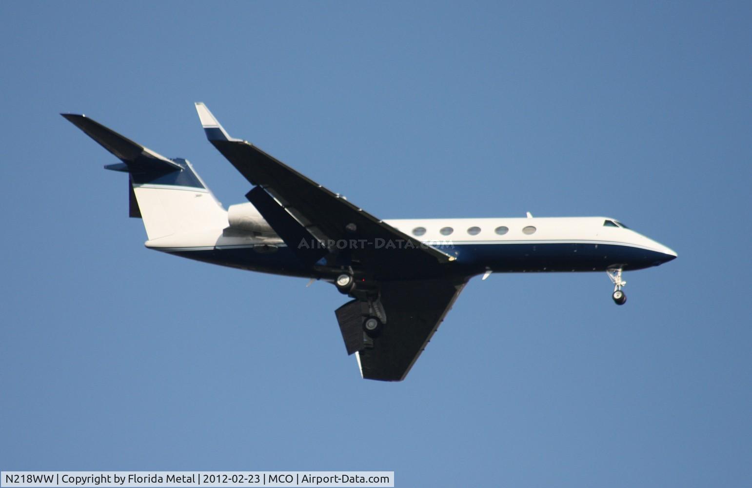 N218WW, 2006 Gulfstream Aerospace GIV-X (G450) C/N 4058, Gulfstream 450