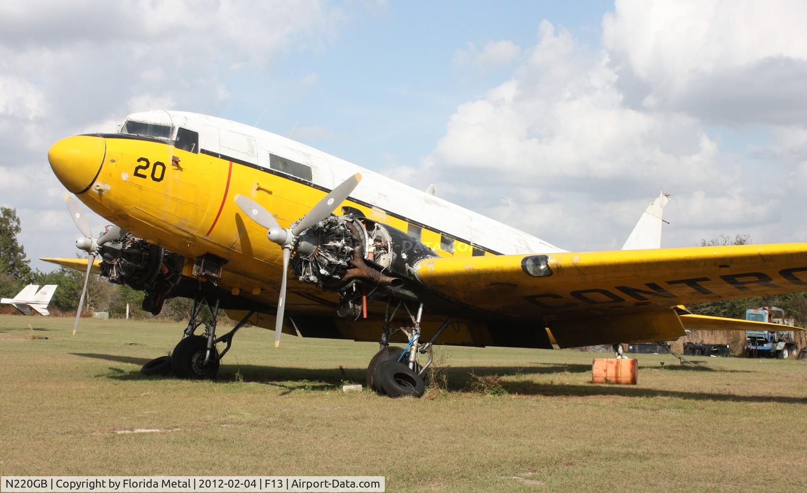 N220GB, 1942 Douglas DC3C 1830-94 C/N 4438, R4D-1 believed to have flown in Guadalcanal