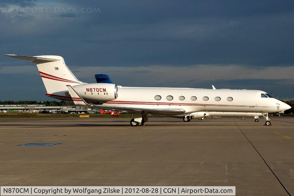 N870CM, 2005 Gulfstream Aerospace GV-SP (G550) C/N 5076, visitor