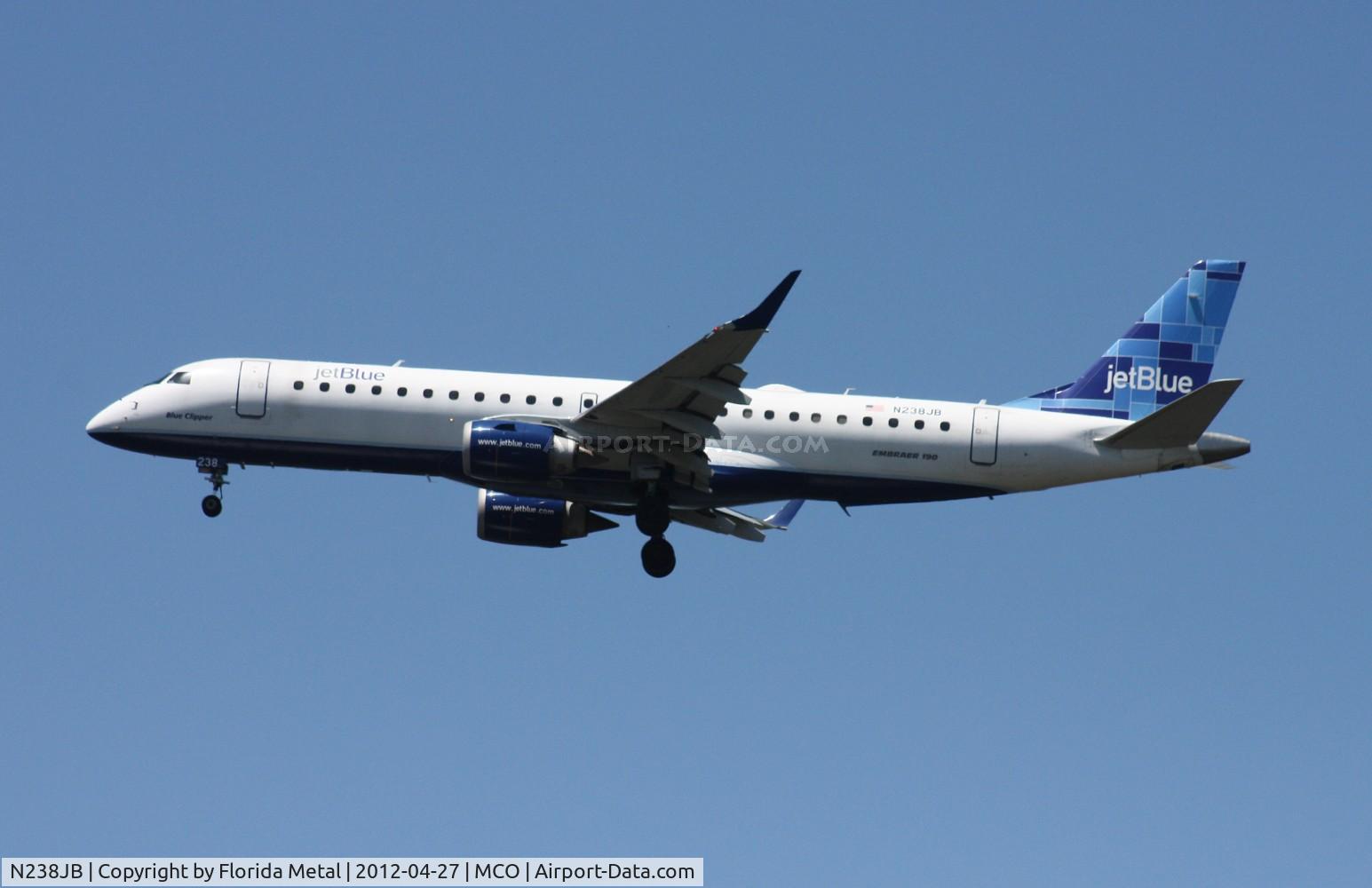 N238JB, 2006 Embraer 190AR (ERJ-190-100IGW) C/N 19000039, Jet Blue E190