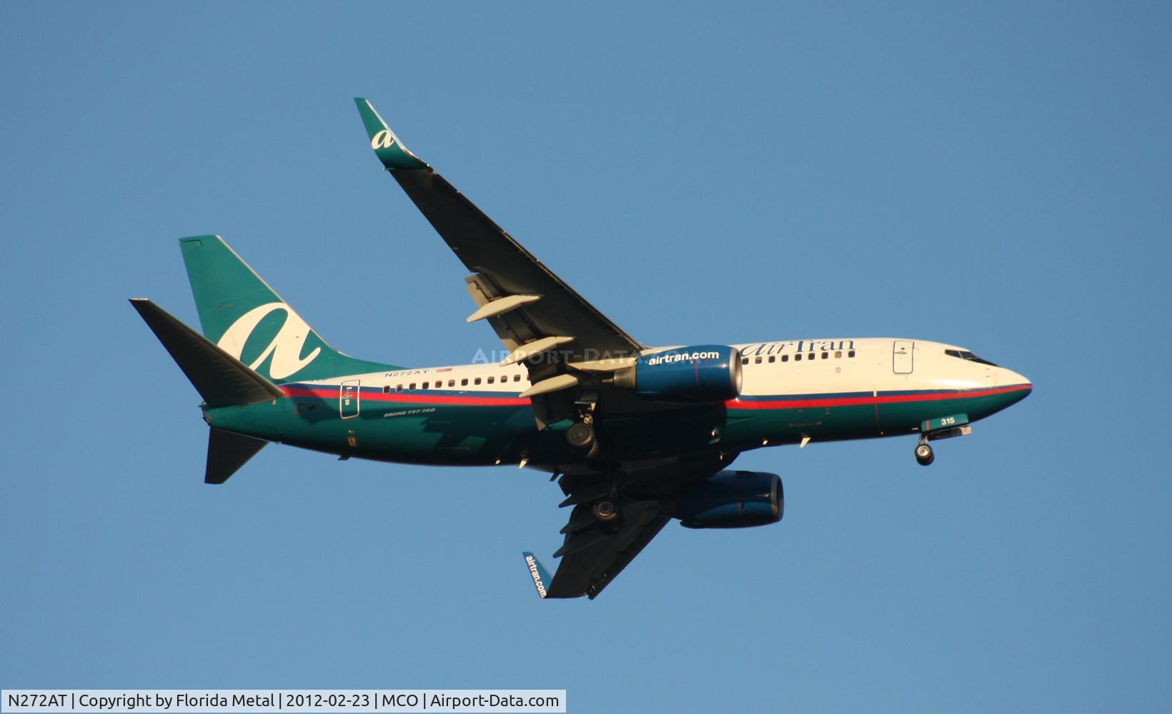 N272AT, 2005 Boeing 737-7BD C/N 33921, Air Tran 737