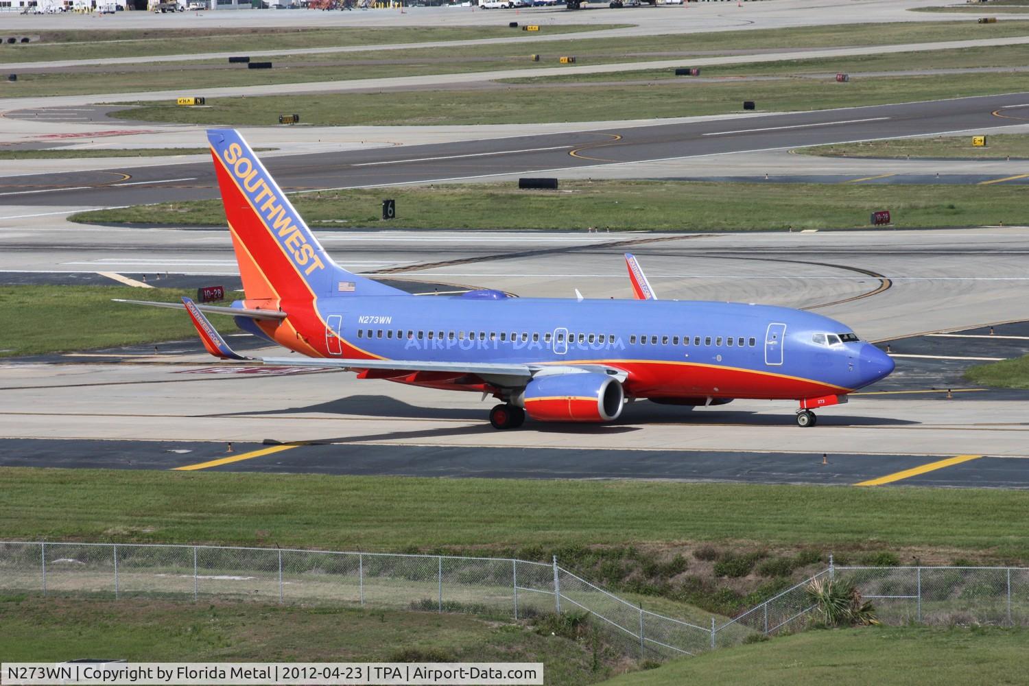 N273WN, 2007 Boeing 737-7H4 C/N 32528, Southwest 737