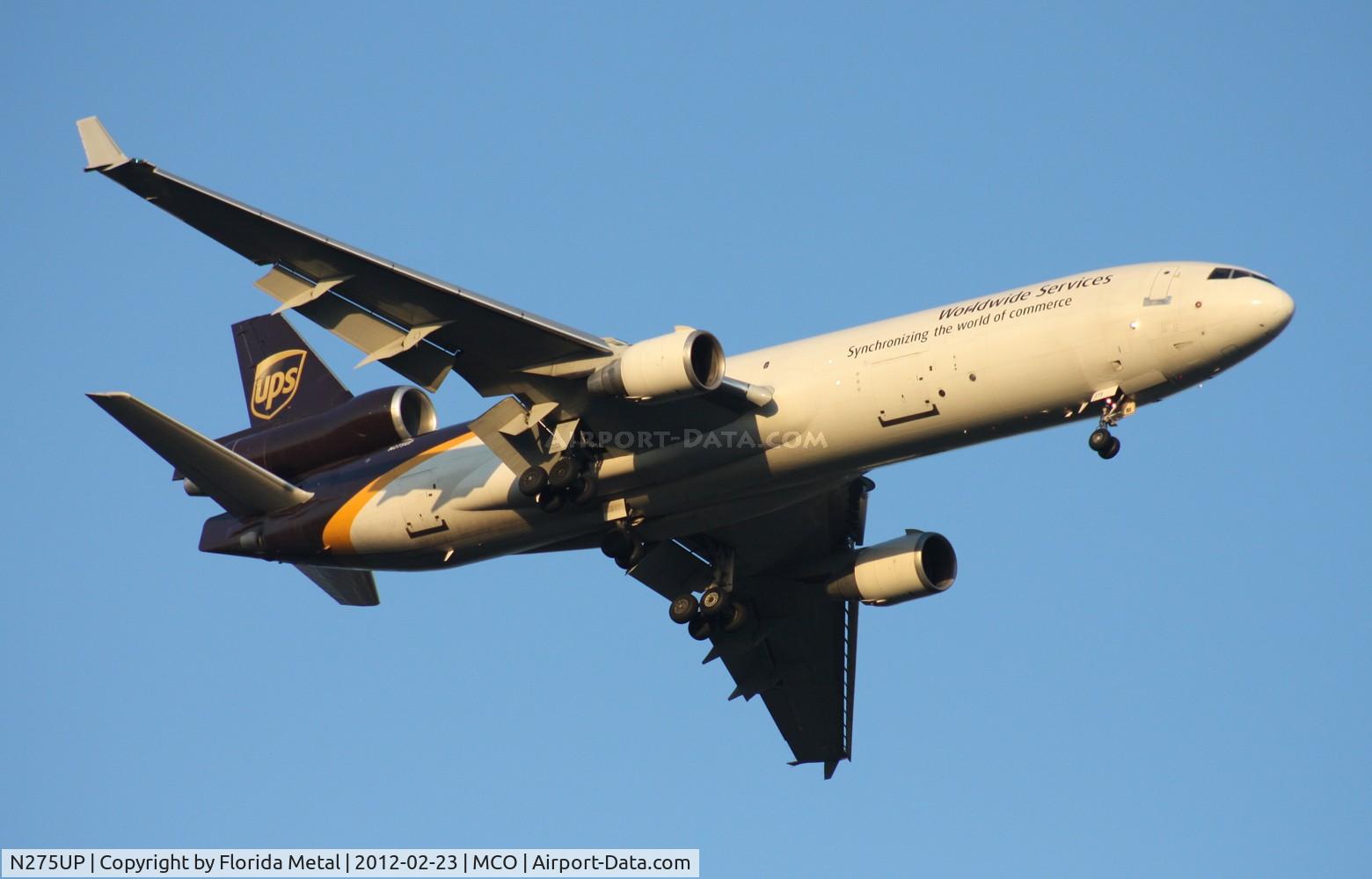 N275UP, 1997 McDonnell Douglas MD-11F C/N 48774, UPS MD-11