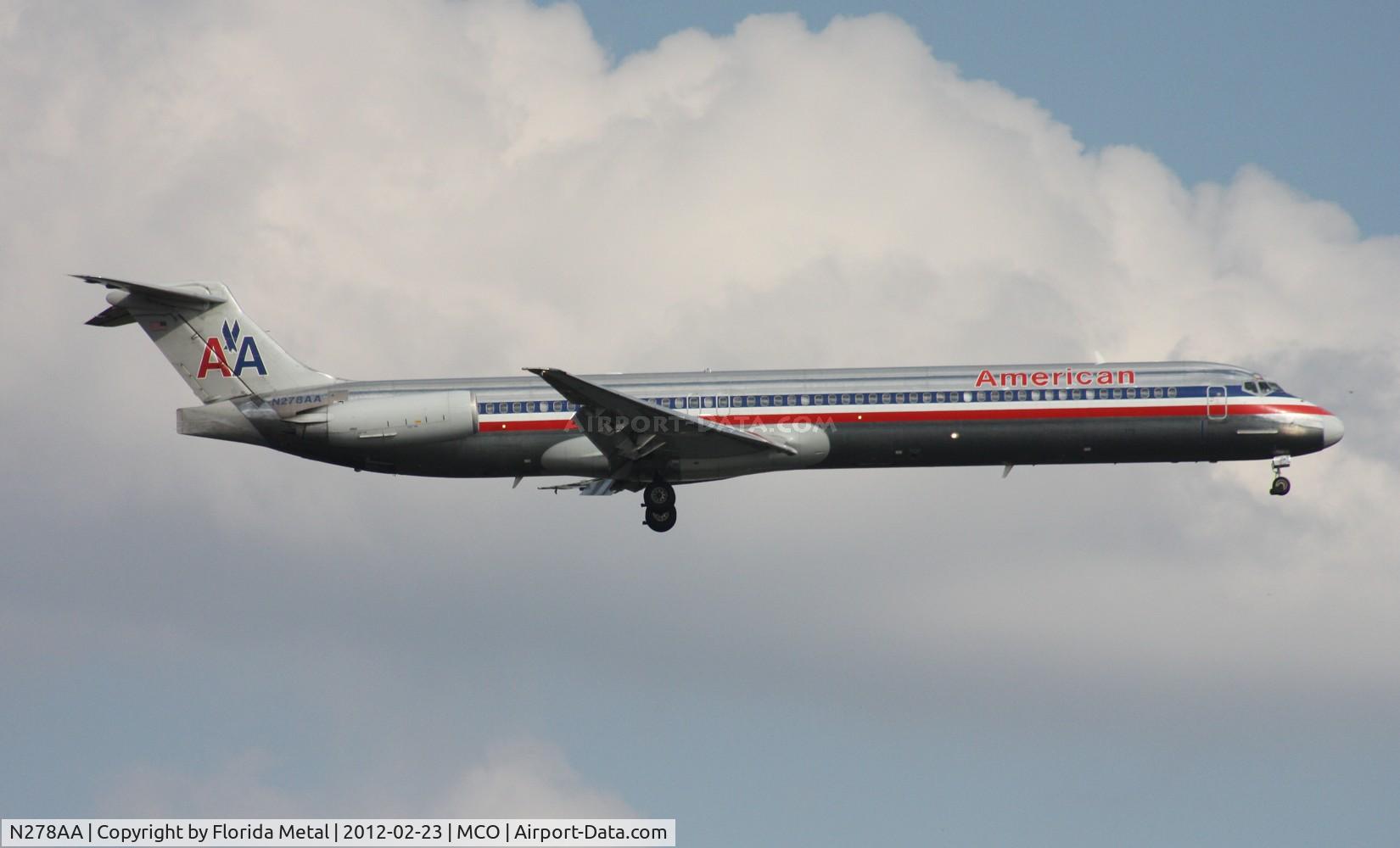 N278AA, 1985 McDonnell Douglas MD-82 (DC-9-82) C/N 49294, American MD-82