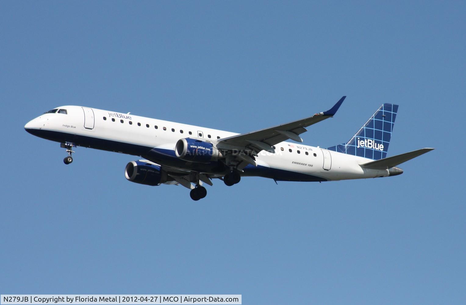 N279JB, 2007 Embraer 190AR (ERJ-190-100IGW) C/N 19000090, Jet Blue E190
