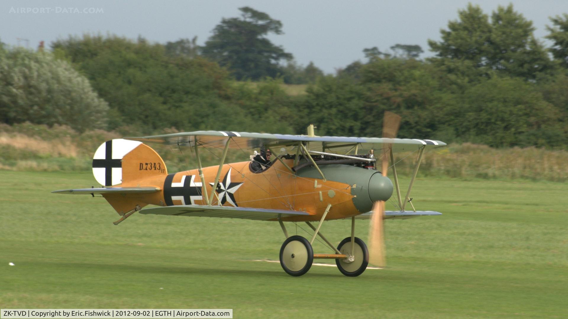ZK-TVD, 2011 Albatros D-Va Replica C/N 83, 3. ZK-TVD at Shuttleworth Pagent Air Display, Sept. 2012.