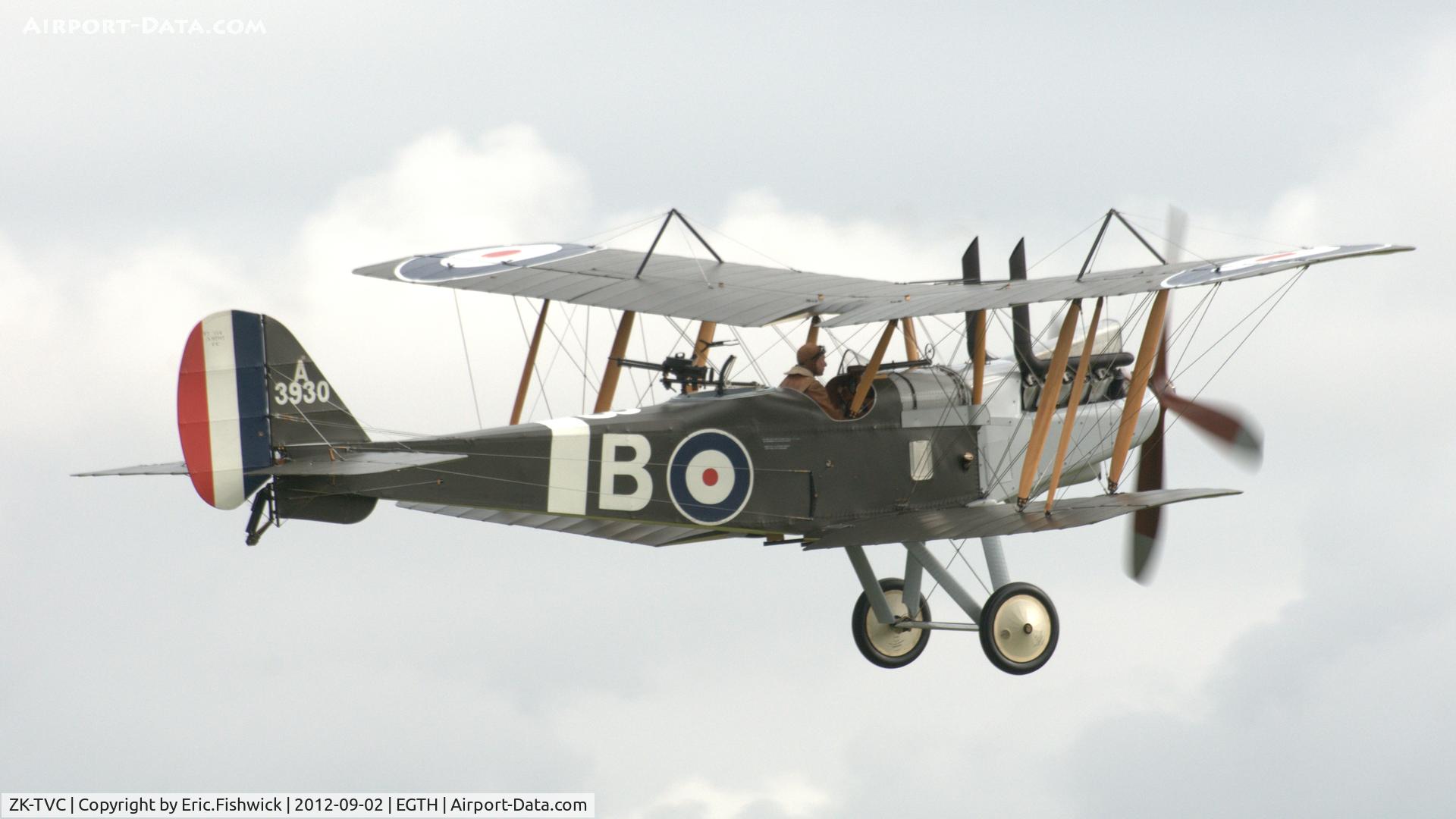 ZK-TVC, 2012 Royal Aircraft Factory RE-8 Replica C/N 0002, 42. ZK-TVC at Shuttleworth Pagent Air Display, Sept. 2012.