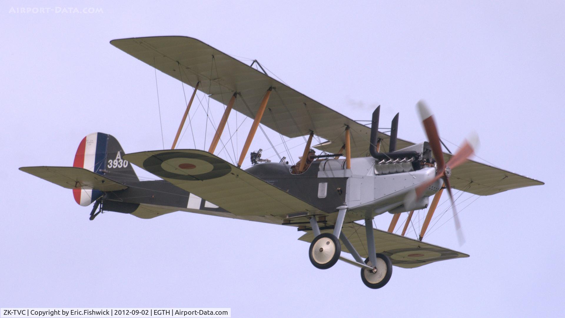ZK-TVC, 2012 Royal Aircraft Factory RE-8 Replica C/N 0002, 43. ZK-TVC at Shuttleworth Pagent Air Display, Sept. 2012.