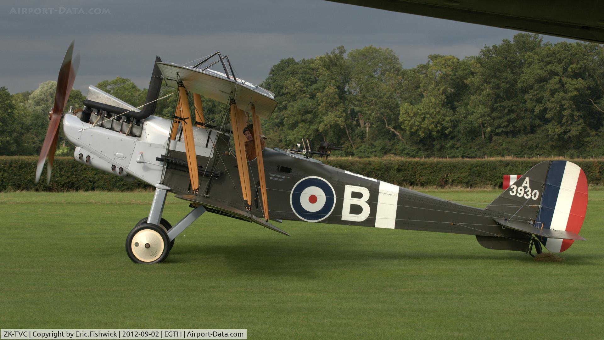 ZK-TVC, 2012 Royal Aircraft Factory RE-8 Replica C/N 0002, 1. ZK-TVC at Shuttleworth Pagent Air Display, Sept. 2012.