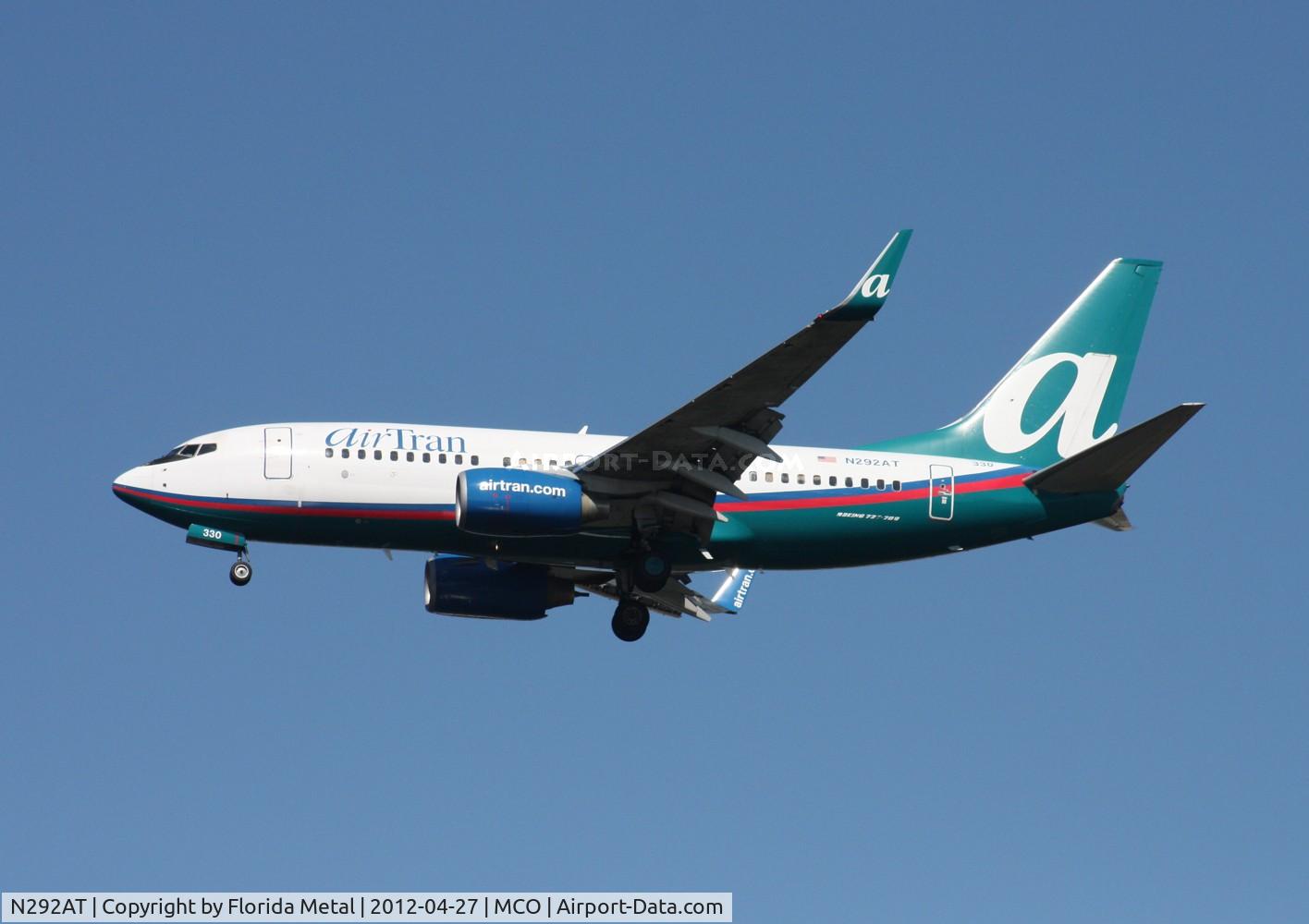 N292AT, 2006 Boeing 737-7BD C/N 33926, Air Tran 737