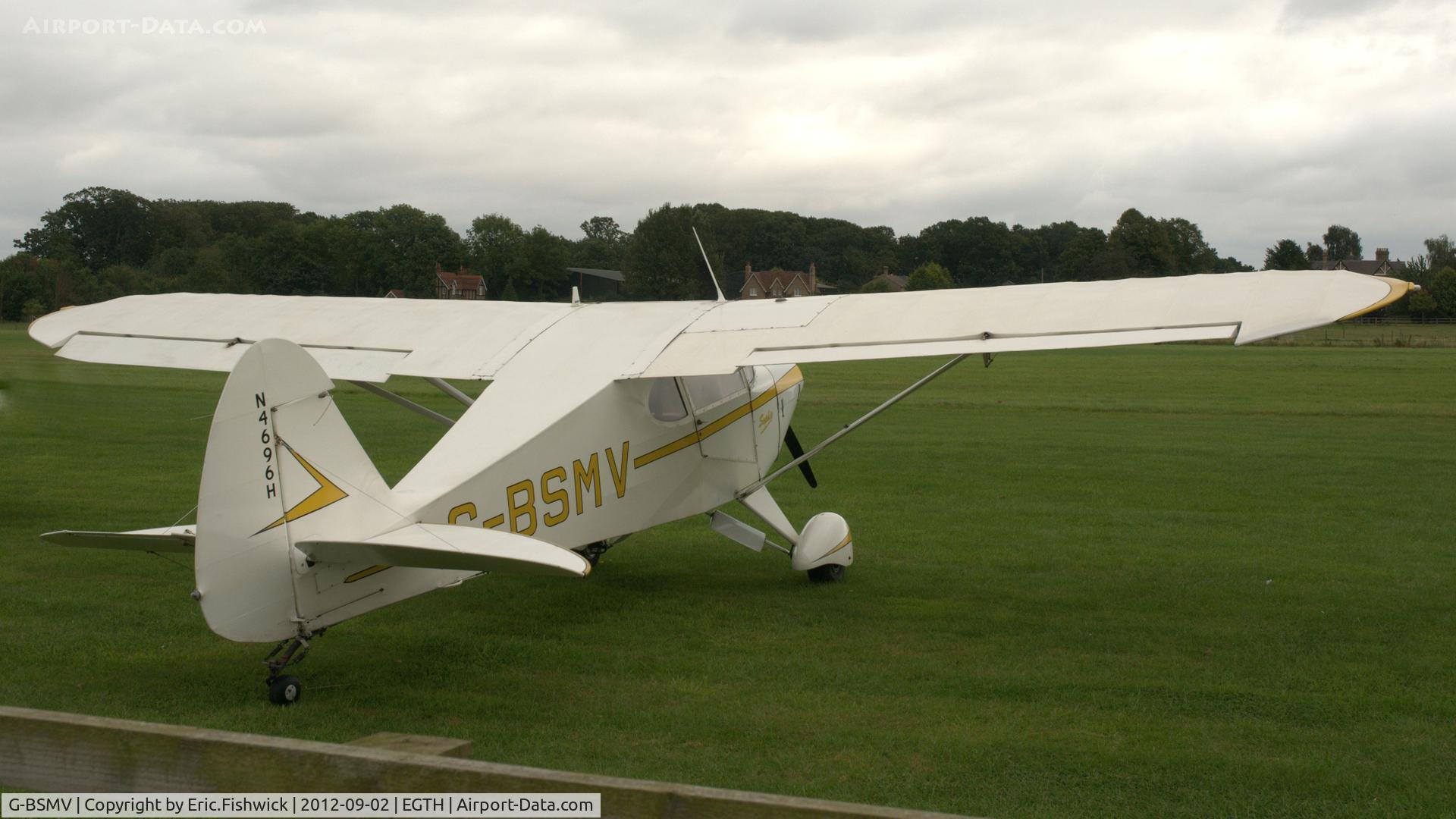 G-BSMV, 1948 Piper PA-17 Vagabond C/N 17-94, 2. G-BSMV at Shuttleworth Pagent Air Display, Sept. 2012.
