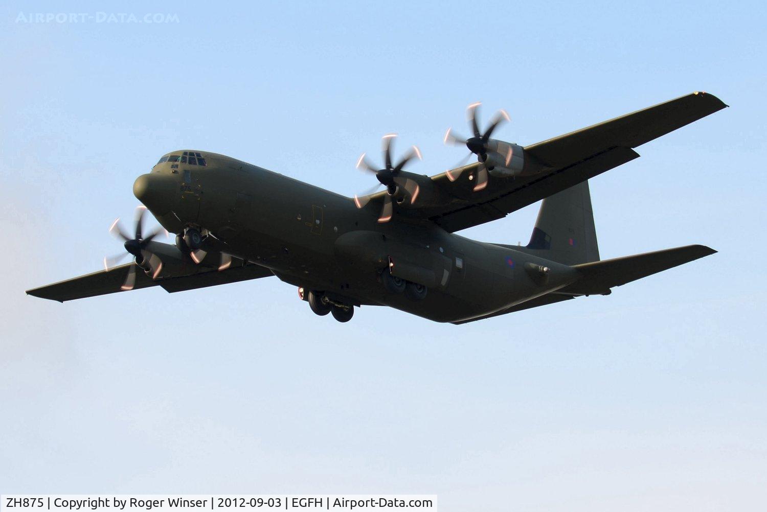 ZH875, 1998 Lockheed Martin C-130J-30 Super Hercules C4 C/N 382-5459, Overshoot by RAF Hercules C.4 coded 875 of the Brize Norton Transport Wing.