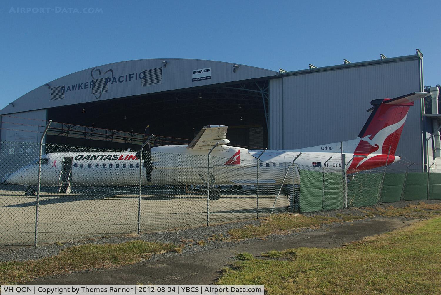 VH-QON, 2008 De Havilland Canada DHC-8-402Q Dash 8 C/N 4218, QantasLink DHC 8