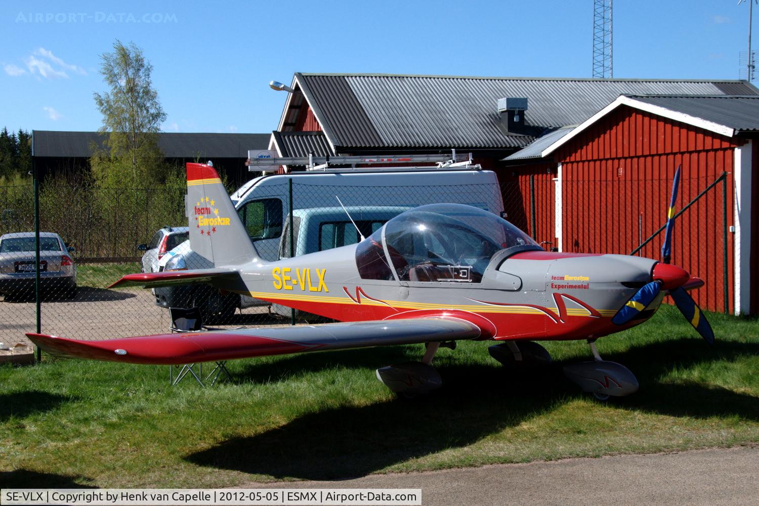 SE-VLX, 2010 Evektor-Aerotechnik EV-97 EuroStar C/N 2006-2727-1301, A nice looking EuroStar parked at Småland Airport, Växjö, Sweden.