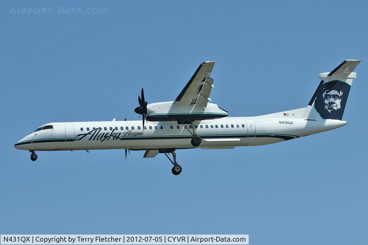 N431QX, 2007 Bombardier DHC-8-402 Dash 8 C/N 4164, Bombardier DHC-8-402, c/n: 4164